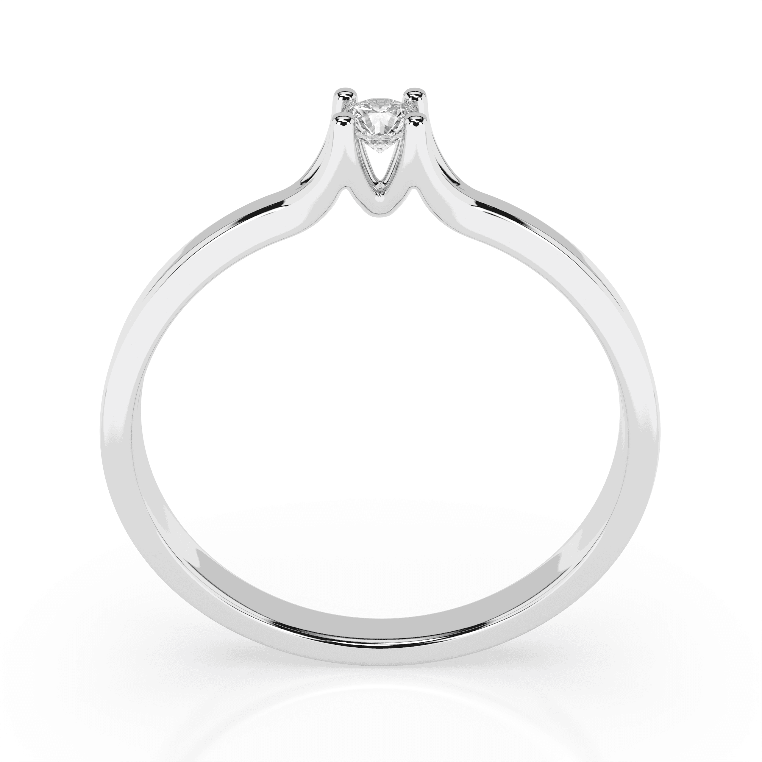 Solitaire Diamond Ring 101-10033(2.5) 2
