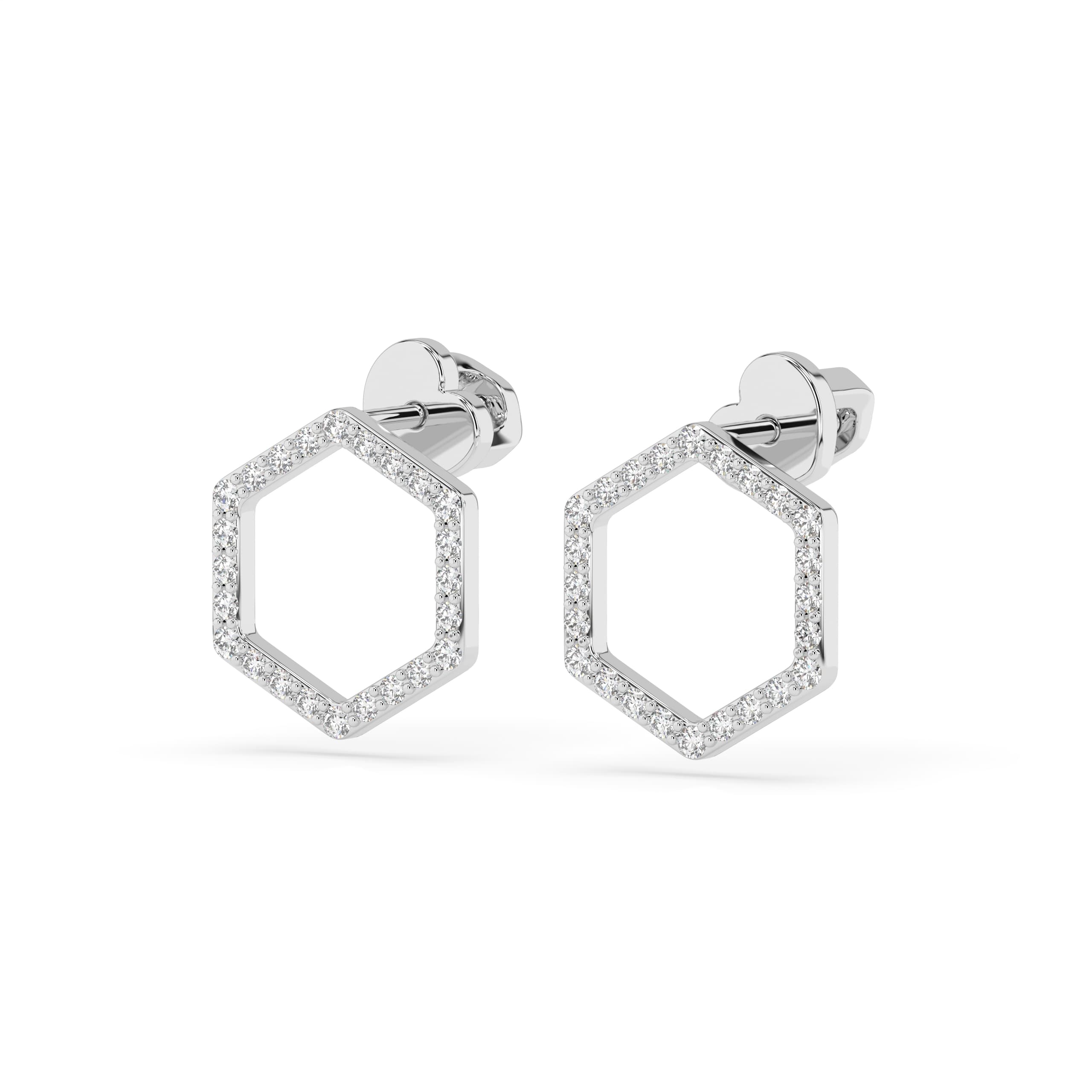 Minimalism Diamond Earrings 102-10167 2