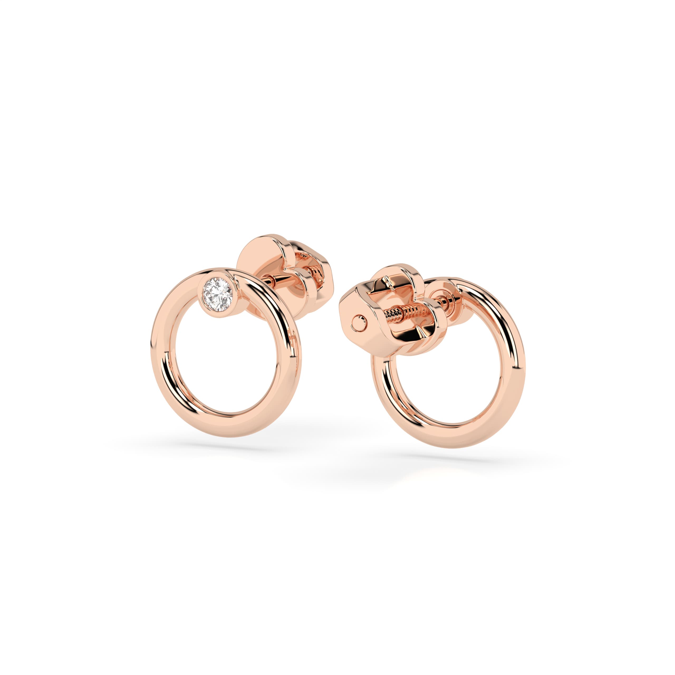 Minimalism Diamond Earrings 102-10170