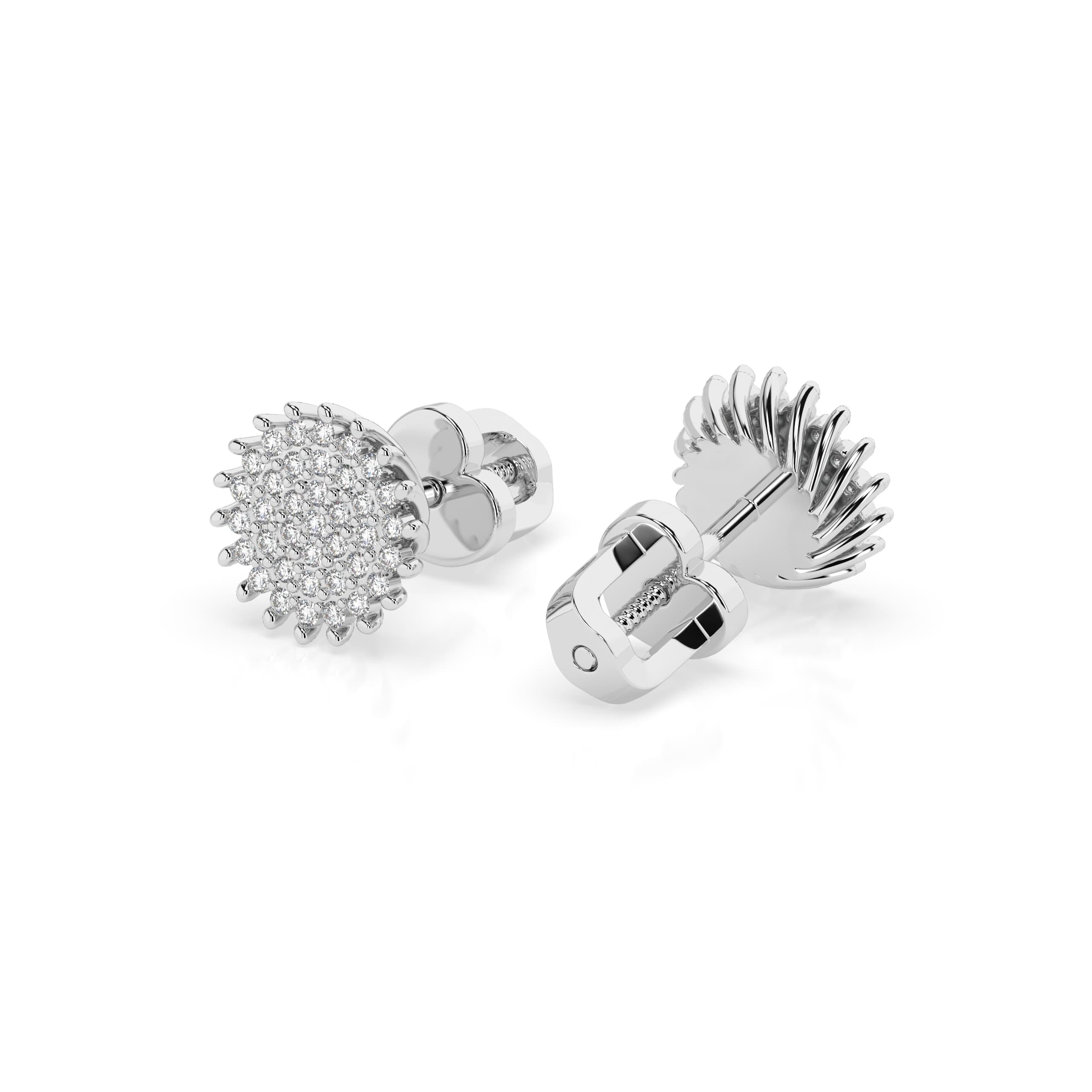 Illusion Diamond Earrings 102-10171 3