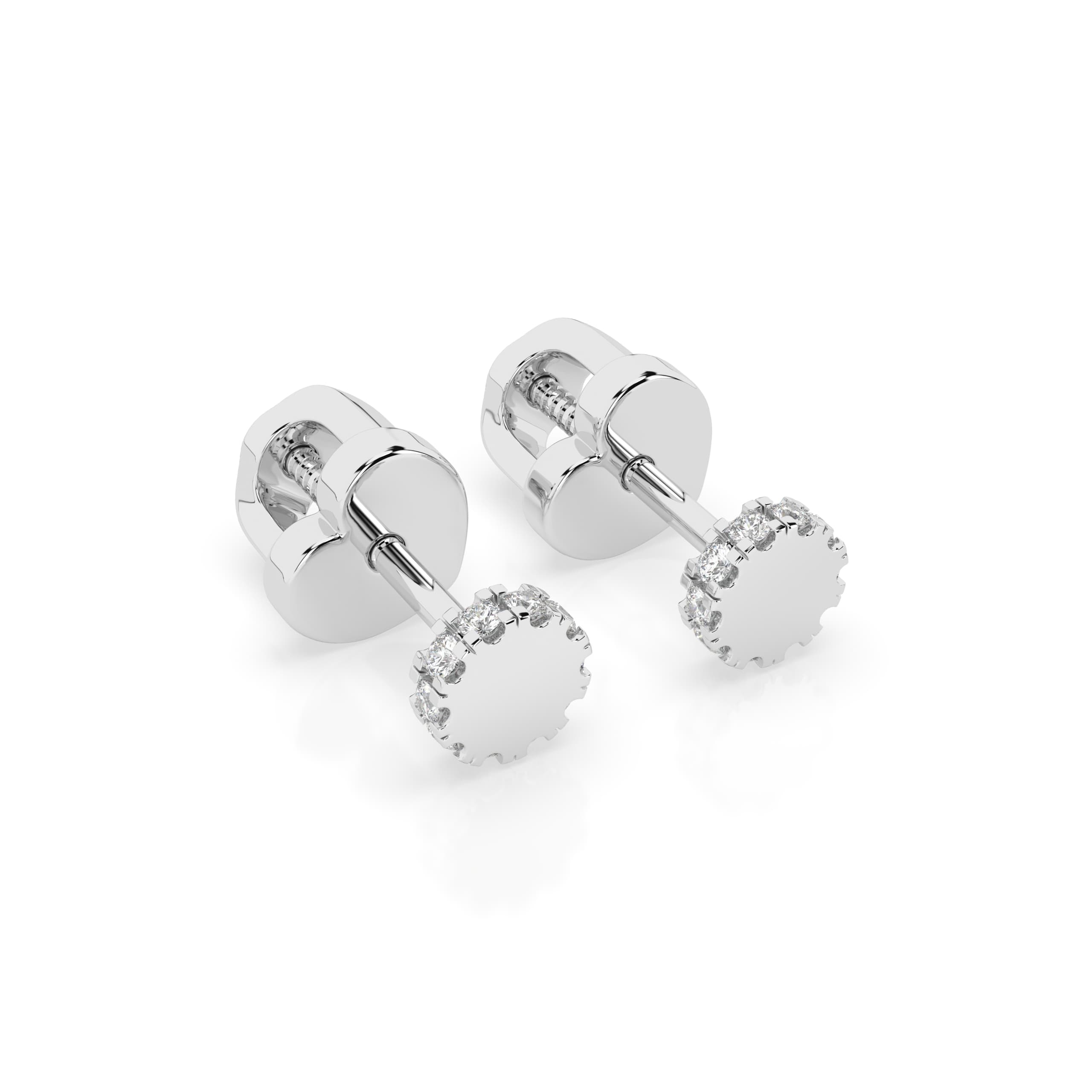 Minimalism Diamond Earrings 102-10029 2