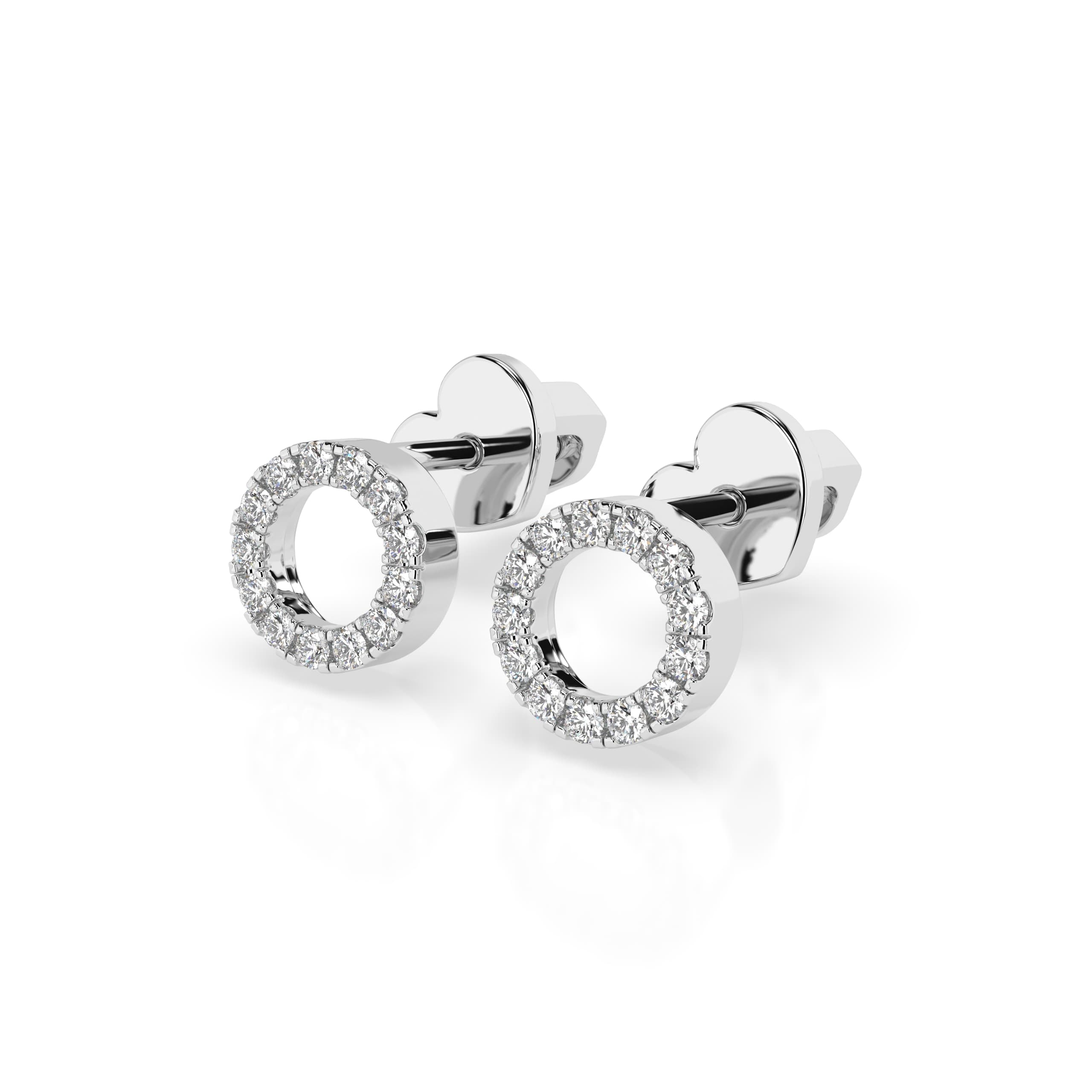 Minimalism Diamond Earrings 102-10055 3