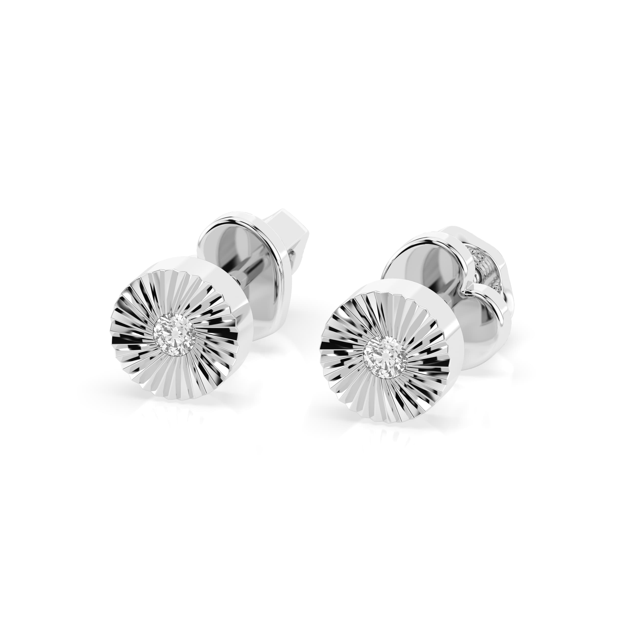Minimalism Diamond Earrings 102-10049 3