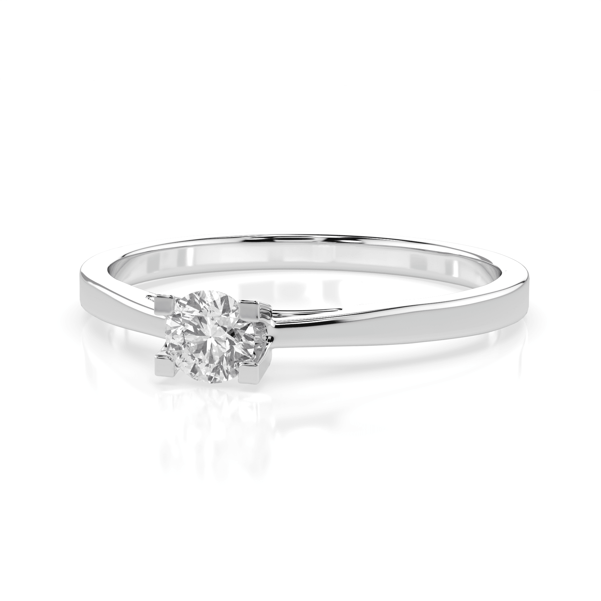 Solitaire Diamond Ring 101-10020(3.4) 3