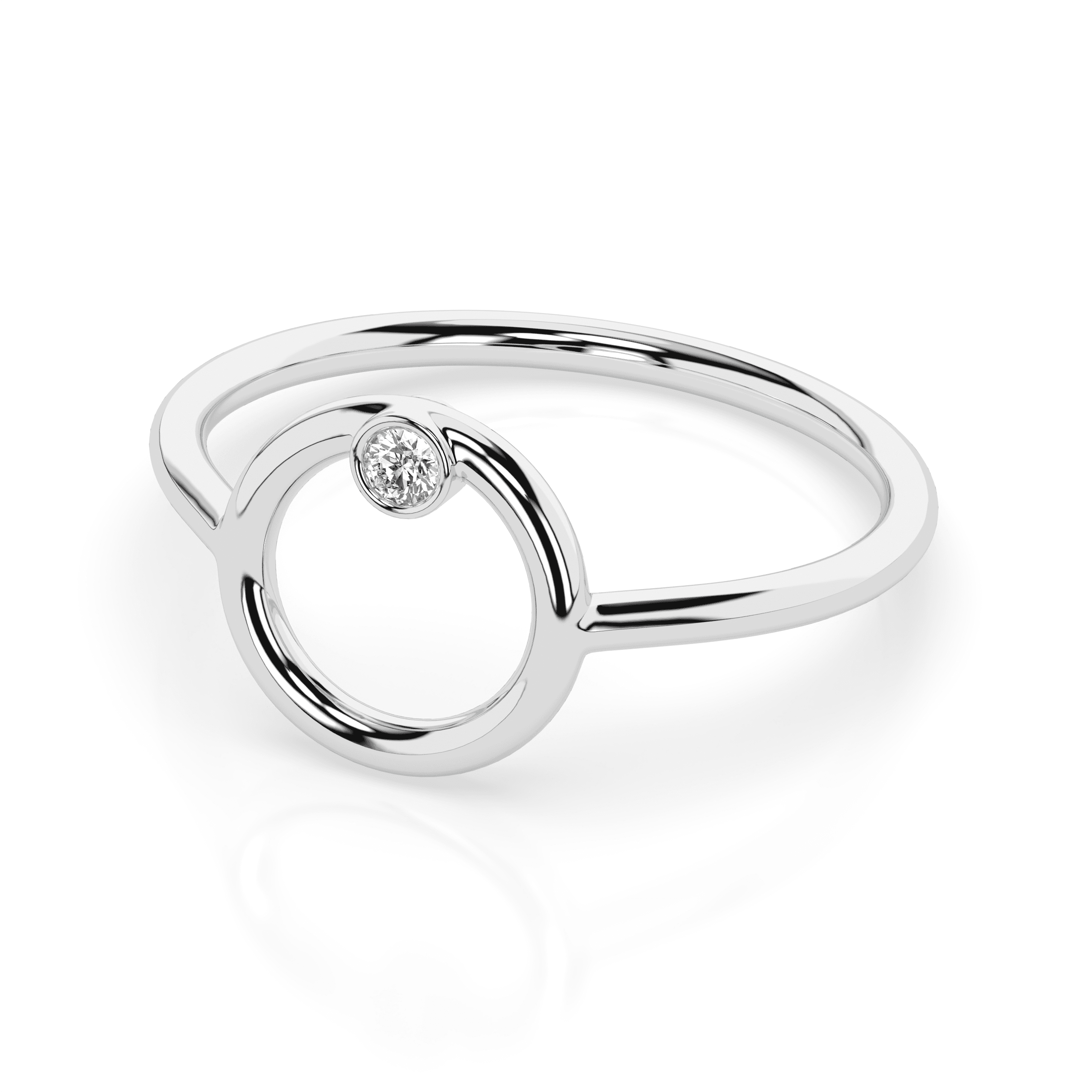 Minimalism Diamond Ring 101-10170 3
