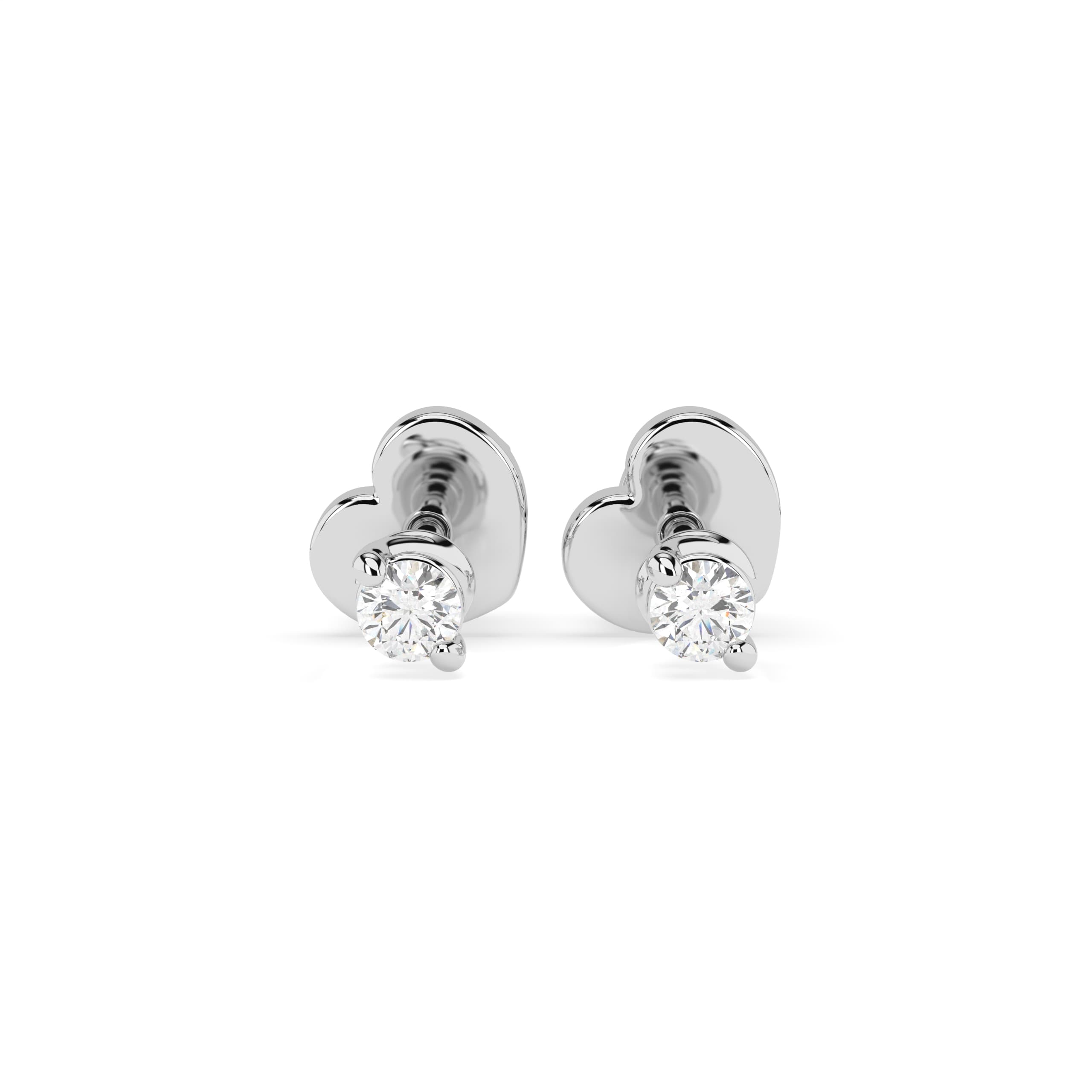 Solitaire Butterfly Diamond Earrings 102-10032(2.2)