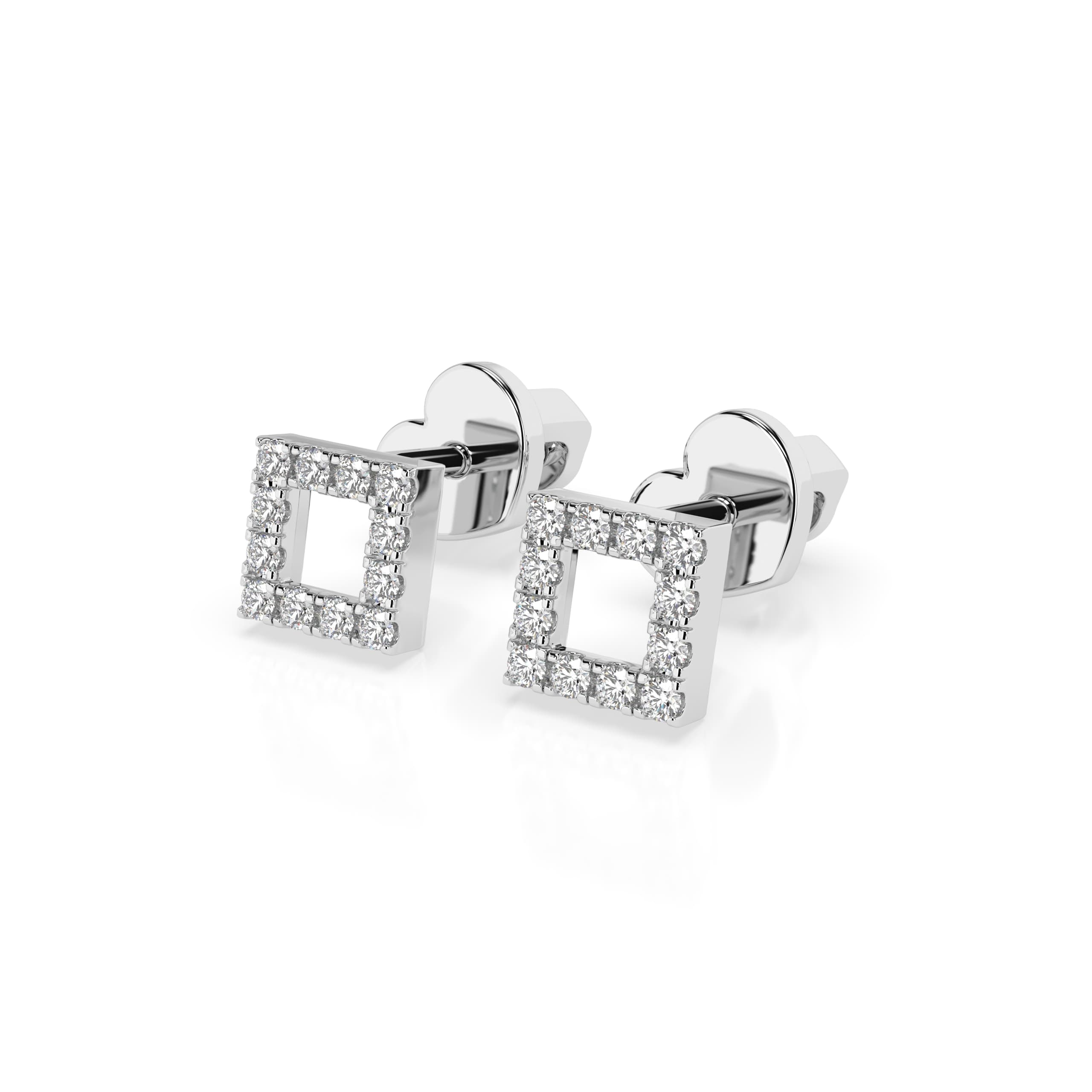 Minimalism Diamond Earrings 102-10053 3