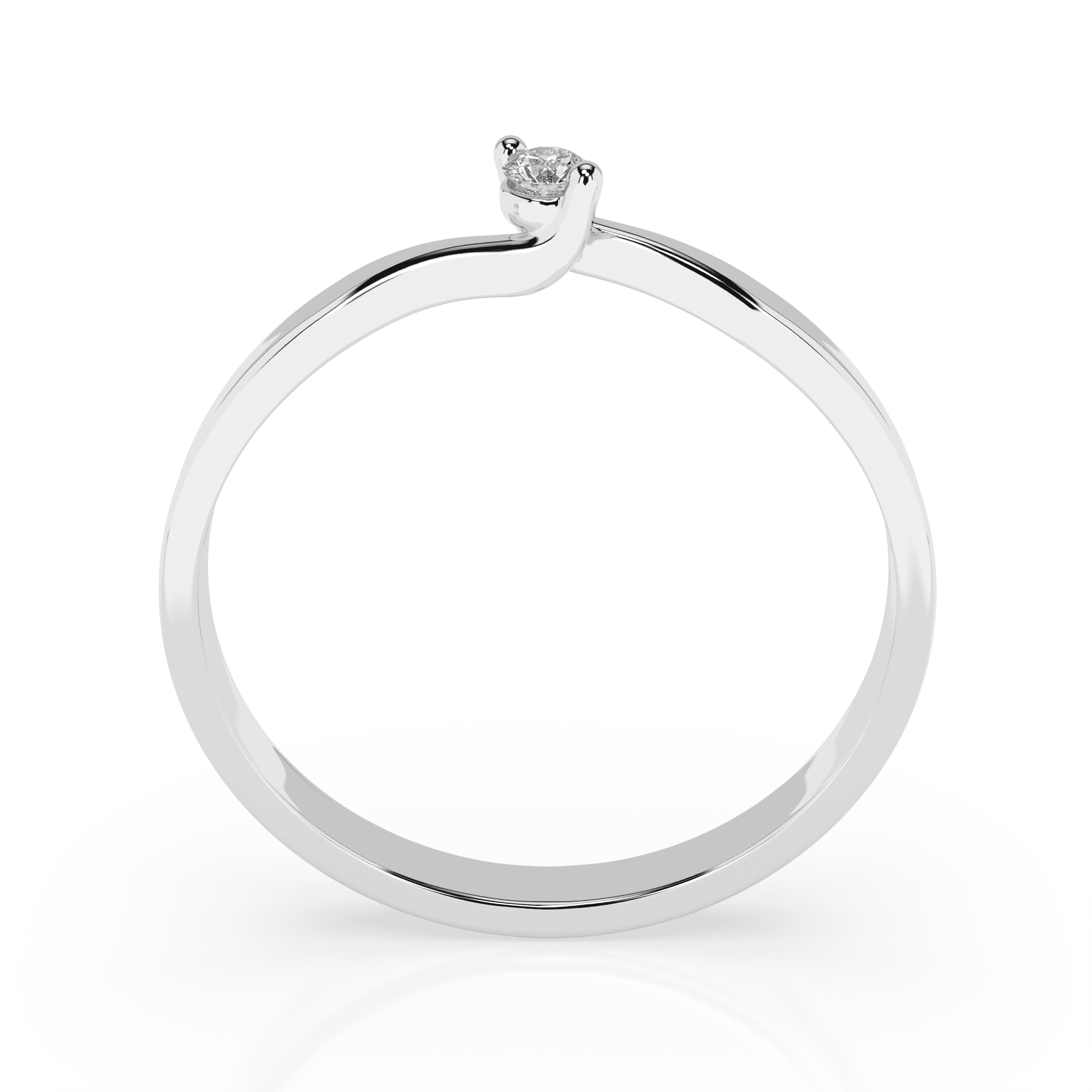 Solitaire Diamond Ring 101-10032(2.2) 2