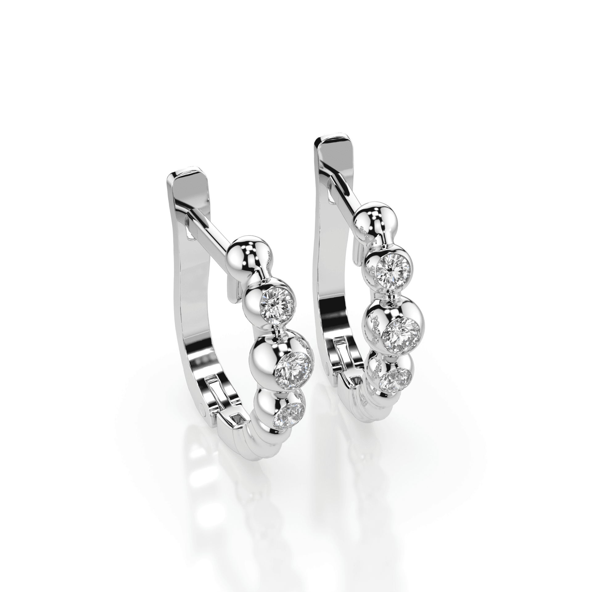 Eternity Diamond Earrings 102-10019 2