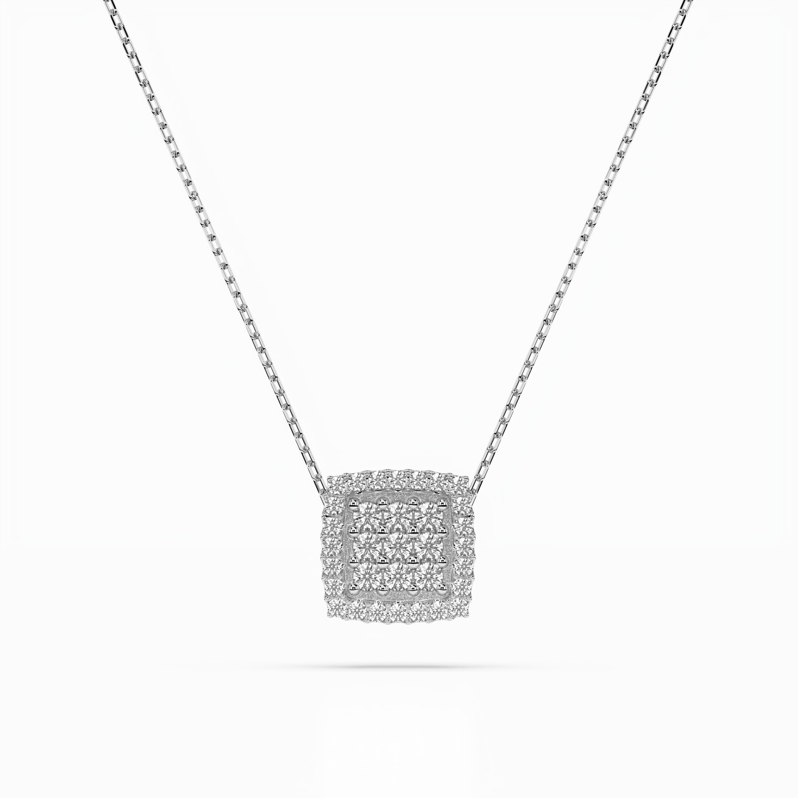 Illusion Diamond Necklace 104-10035
