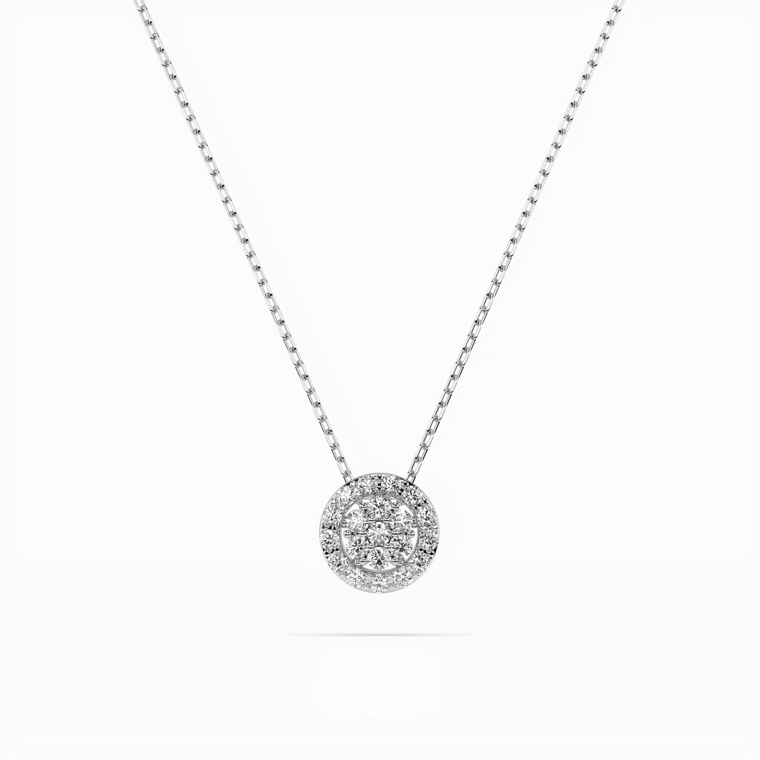 Illusion Diamond Necklace 104-10038