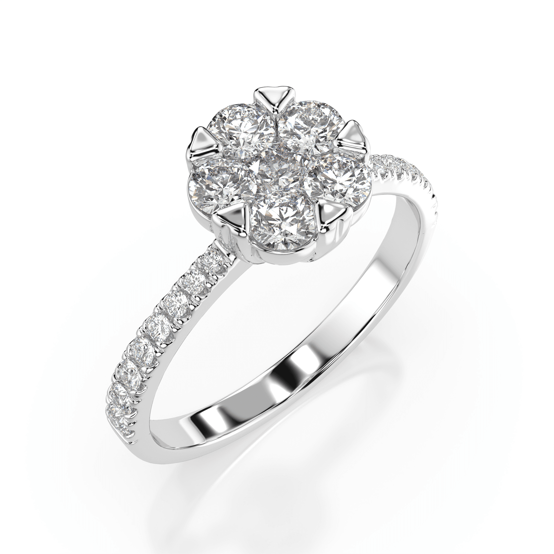 Illusion Diamond Ring 101-10015/4(3.4)