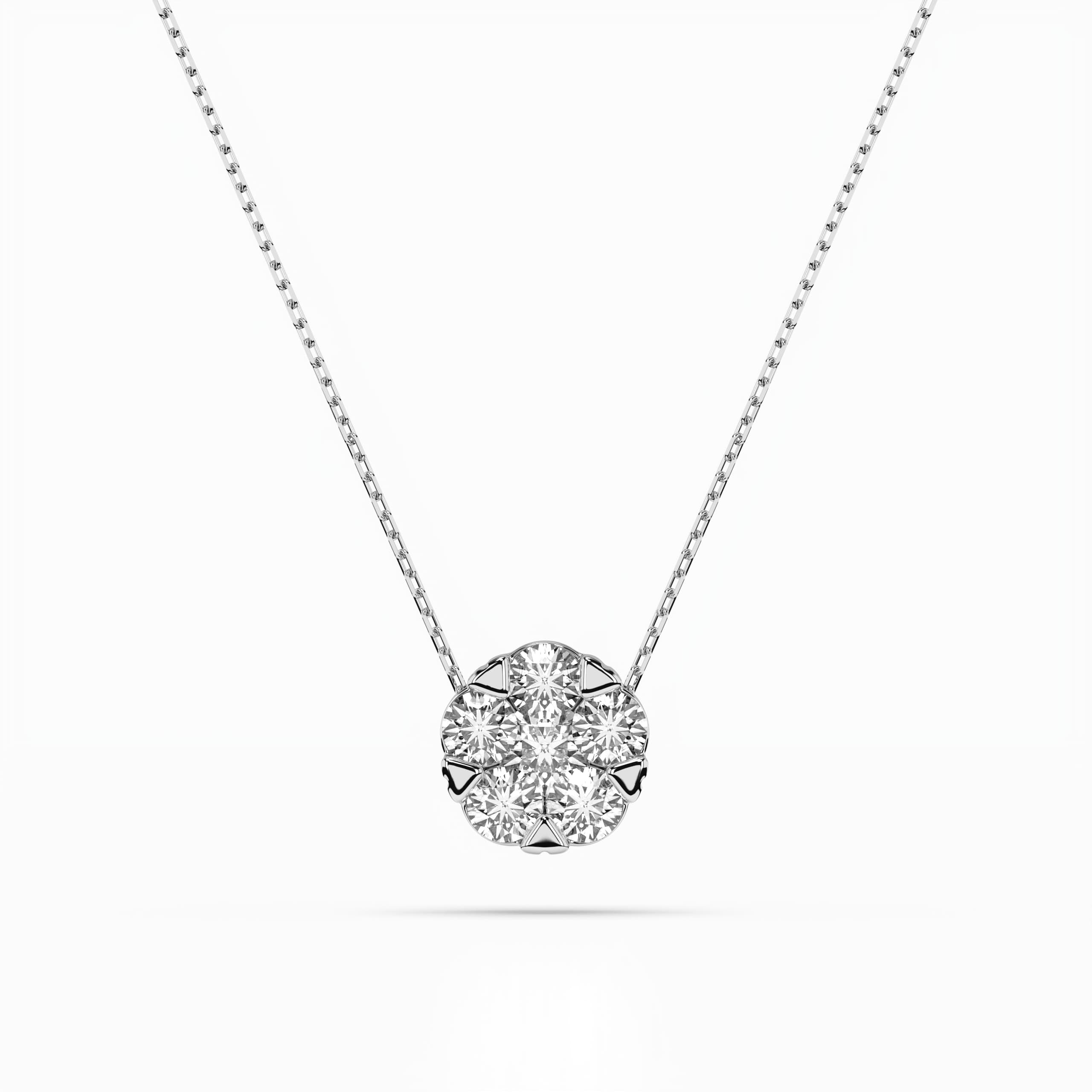 Illusion Diamond Necklace 104-10033(3.4)