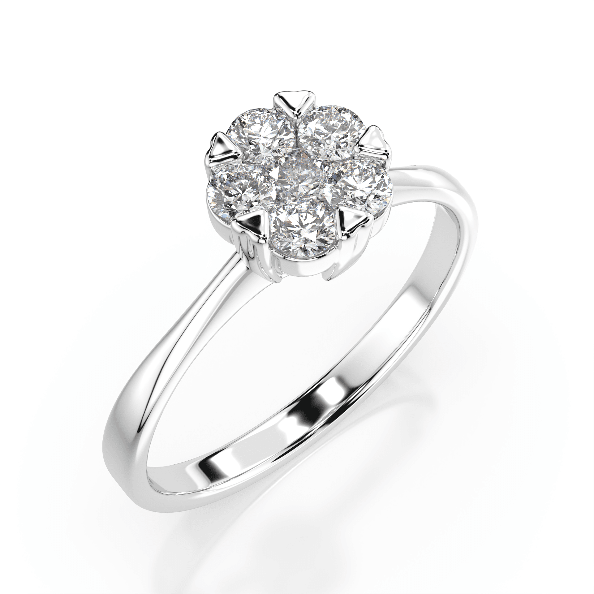 Illusion Diamond Ring 101-10015/1(3.0)