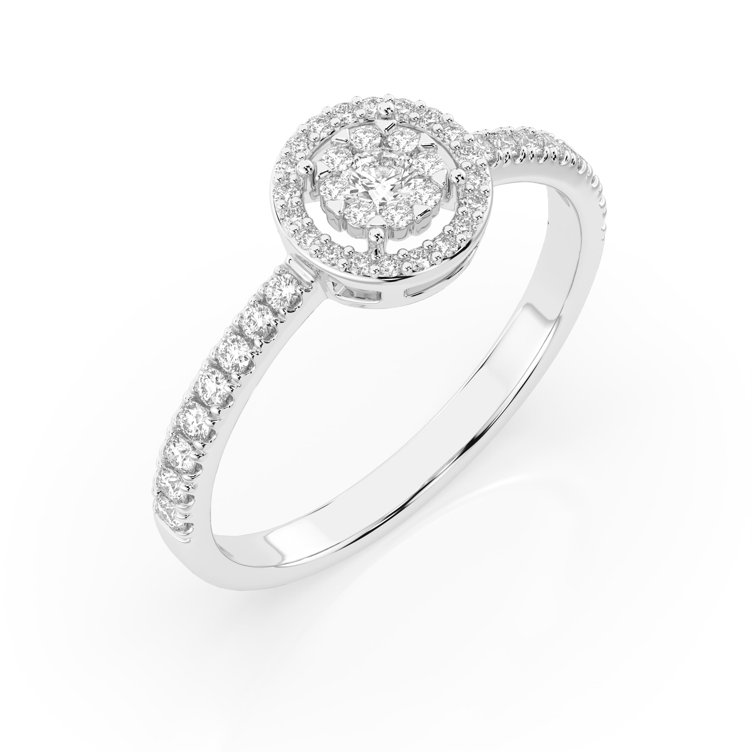 Illusion Diamond Ring 101-10018(3.0)