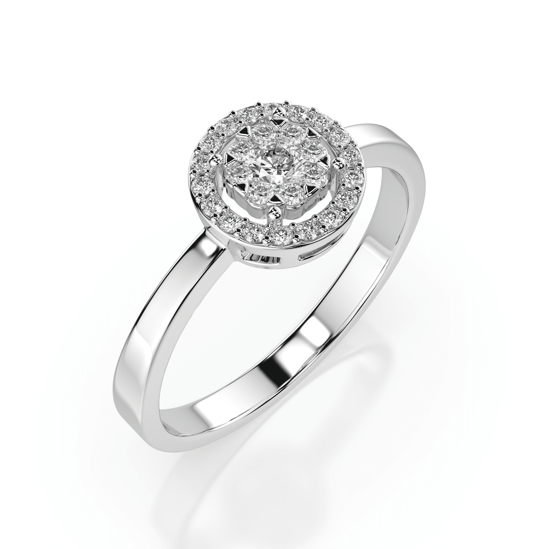 Illusion Diamond Ring 101-10018/1(2.0)