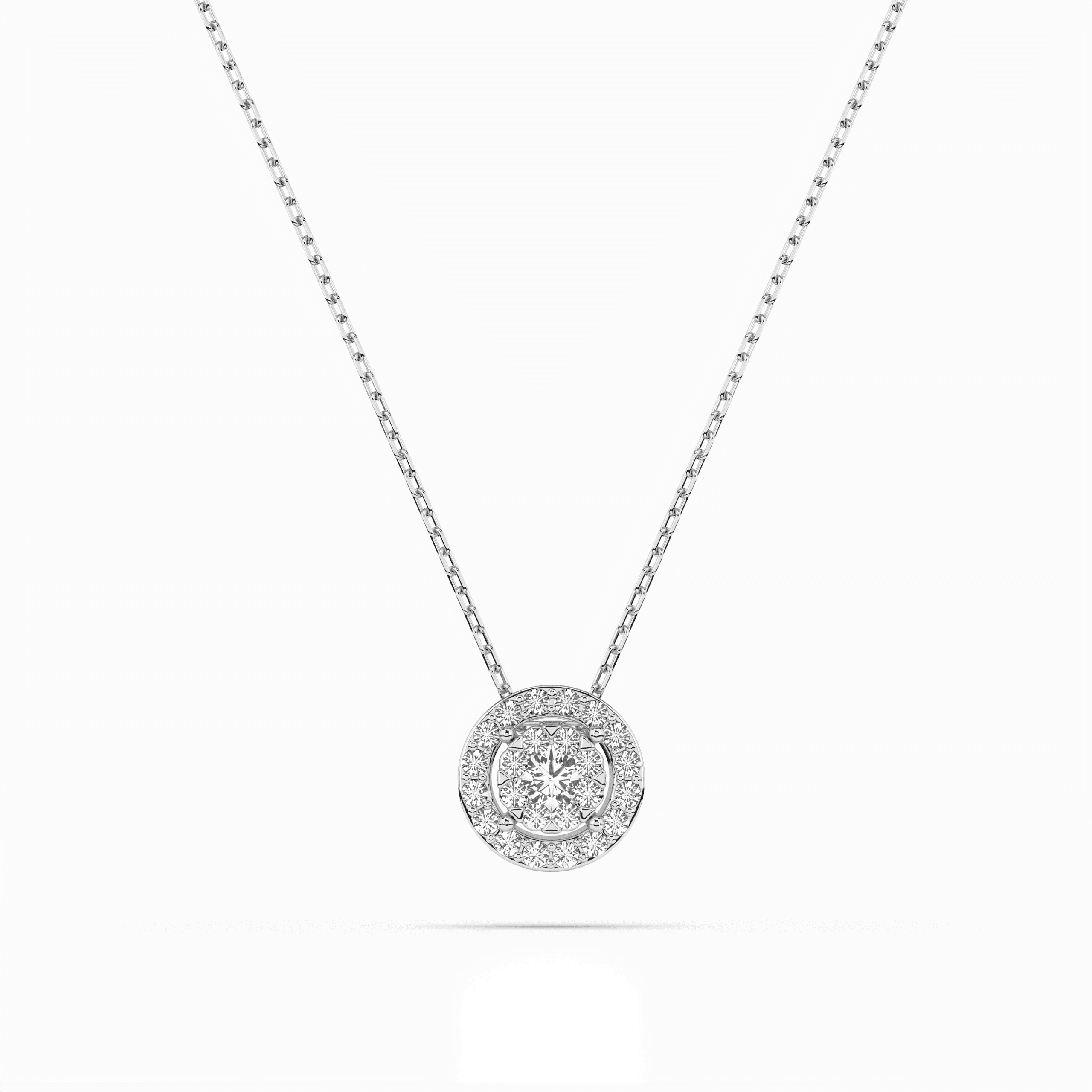 Illusion Diamond Necklace 104-10002(3.0)