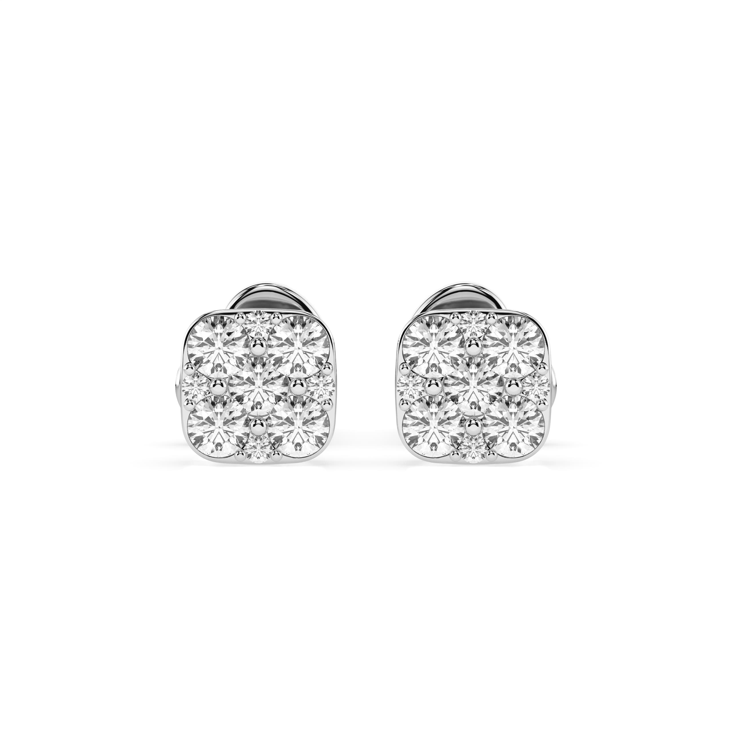 Illusion Diamond Earrings 102-10107